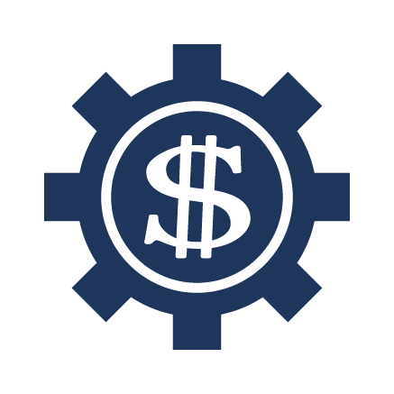 Blockchain Financial Industry Icon