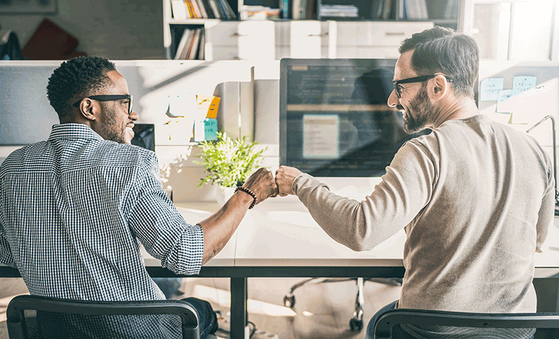 Partners Fist Bump