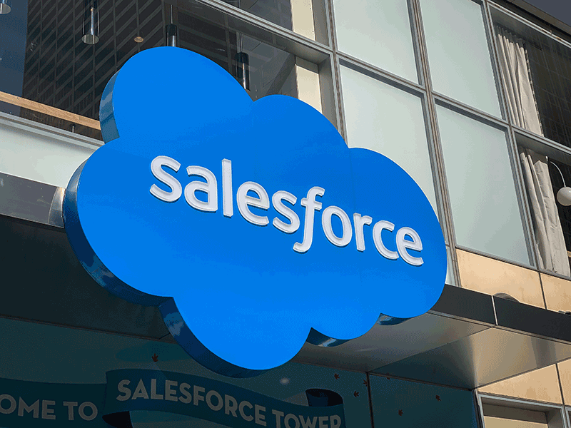 Salesforce Sign on Building